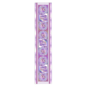 Purple Sun fairy Short Table Runner