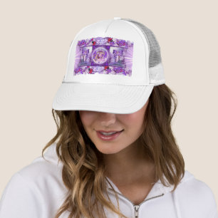 Purple Sun Fairy Trucker Hat