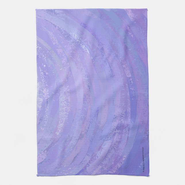 Purple Sun Kitchen Towel (Vertical)