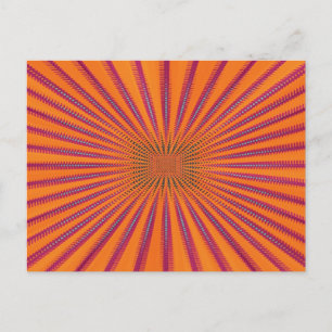 Purple sun postcard