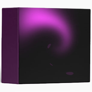 Purple Sunburst Twirl Lights Binder