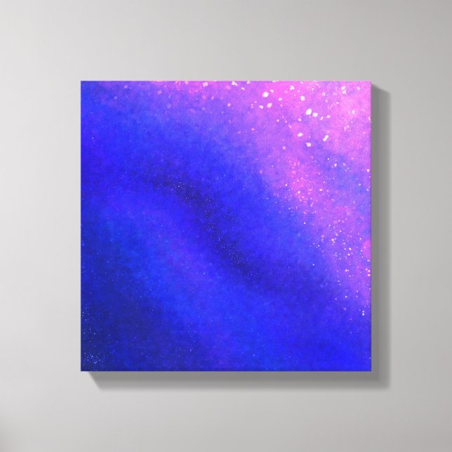 Purple Supernova – Vibrant Canvas Print (Front)