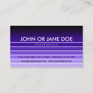 purple swatch business card