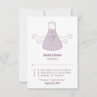 Purple Sweet Chemistry Response Card