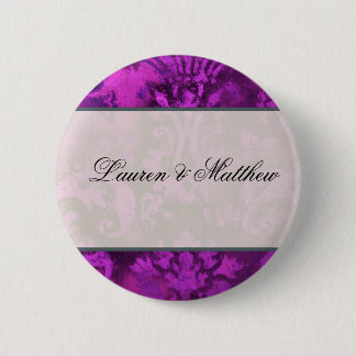 Purple swirl 2 inch round button