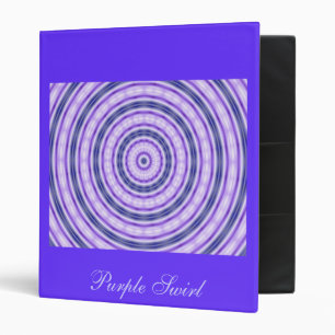 Purple Swirl Binder