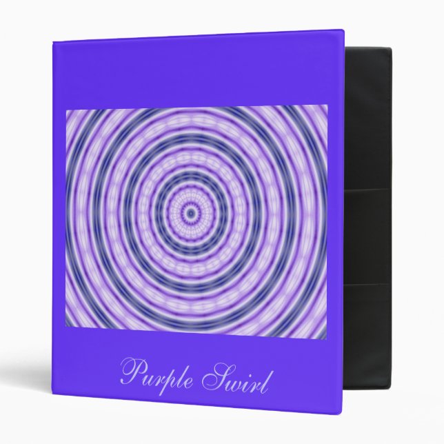 Purple Swirl Binder (Front/Inside)