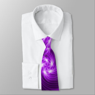 Purple Swirl Design Tie