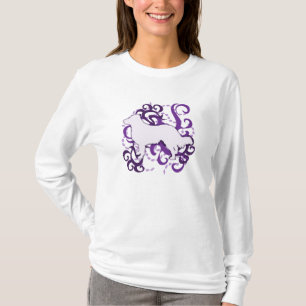 Purple Swirl English Shepherd T-Shirt