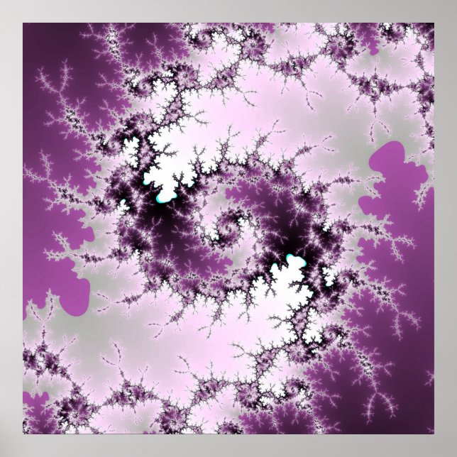 Purple Swirl Poster (Front)