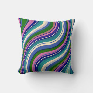 PURPLE SWIRL THROW PILLOW