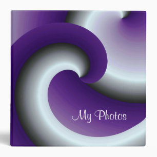Purple Swirls Binder