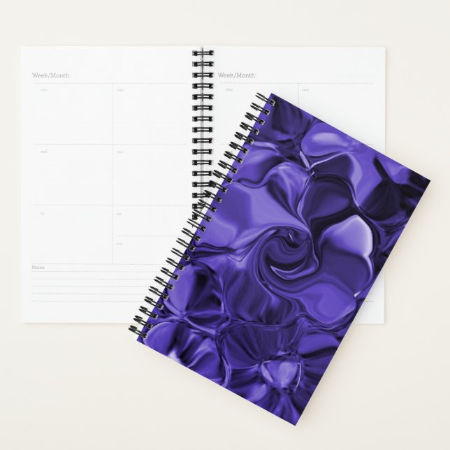 Purple Swirls Planner (Devant avec enveloppe)