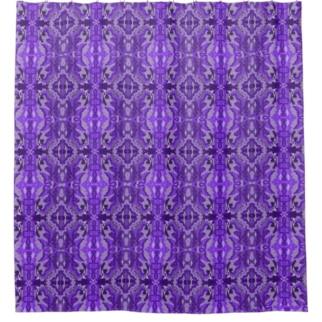 Purple Symmetrical Diamond Shaped Pattern (Front)