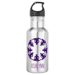 Purple Synchronized Swimming SwimmersPersonalized 532 Ml Water Bottle