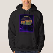 Purple Synthwave Design Men's