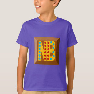 Purple T-shirt for children NOEL BONBONS