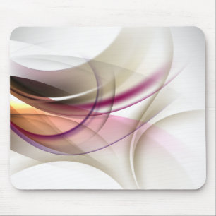 Purple-Tan Waves Mousepad