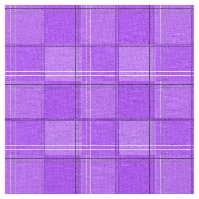 Purple tartan  fabric (Close Up)