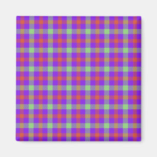 Purple Tartan Magnet