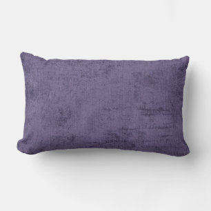 Purple/Taupe Reversible Lumbar Pillow