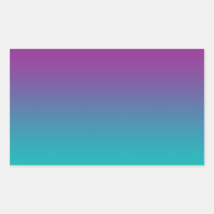 Purple & Teal Ombre Sticker