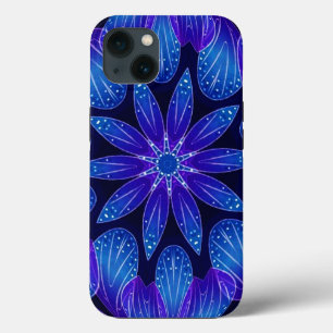 Purple & Teal Petals Mandala   iPhone 13 Case