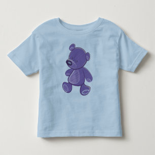 Purple Teddy Toddler T-shirt