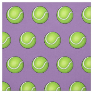 Purple Tennis Ball Fabric