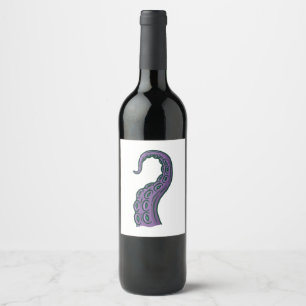 Purple Tentacle Wine Label