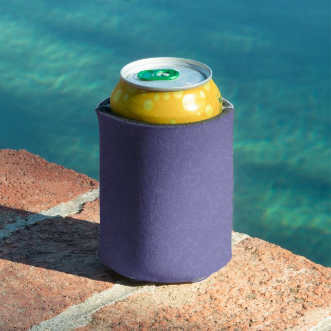 Purple textured surface swirling pattern can cooler (In Situ Pool)