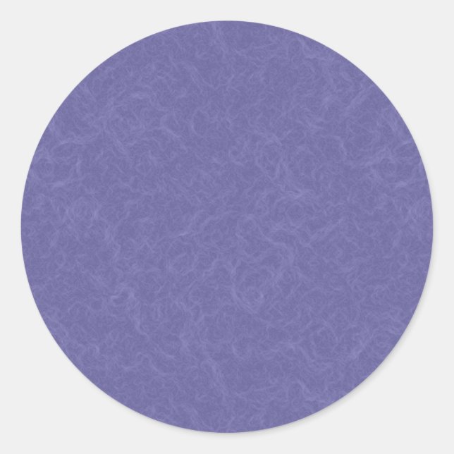 Purple textured surface swirling pattern classic round sticker (Front)