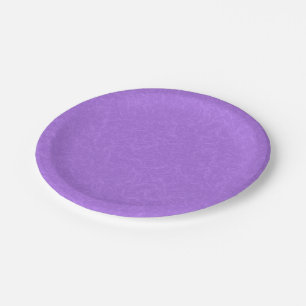 Purple textured surface with swirling pattern paper plate