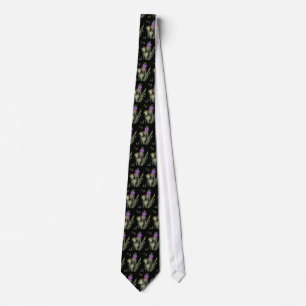Purple Thistle Tie