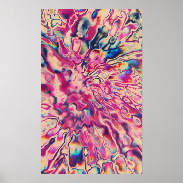Purple Tie-Dye #2 Poster (Front)