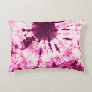 Purple tie dye batik fabric for background and tex accent pillow