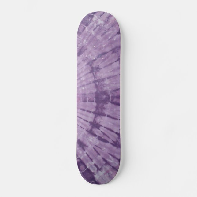 Purple Tie Dye Skateboard (Front)