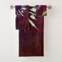 Purple Tie Dye Towel