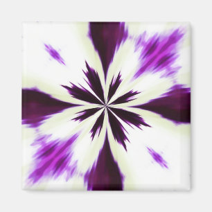 Purple Tie-Dyed Magnet