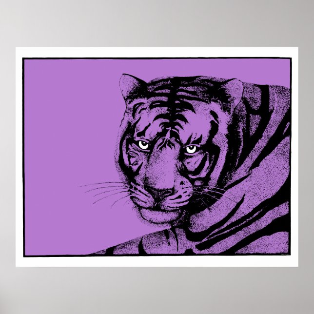 PURPLE TIGER POSTER (Front)
