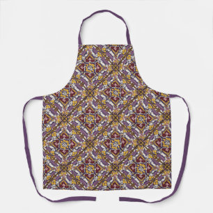 Purple Tile Apron