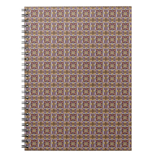 Purple Tile  Notebook (Front)