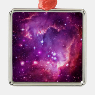 Purple Tinted Small Magellanic Cloud Metal Ornament