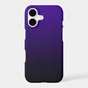 Purple to Black Gradient iPhone Case