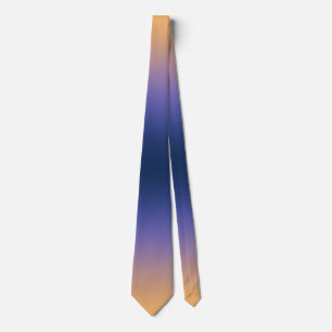Purple to Navy Blue Gradient Necktie Elegant Moder