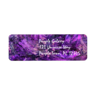 Purple tout Étiquette