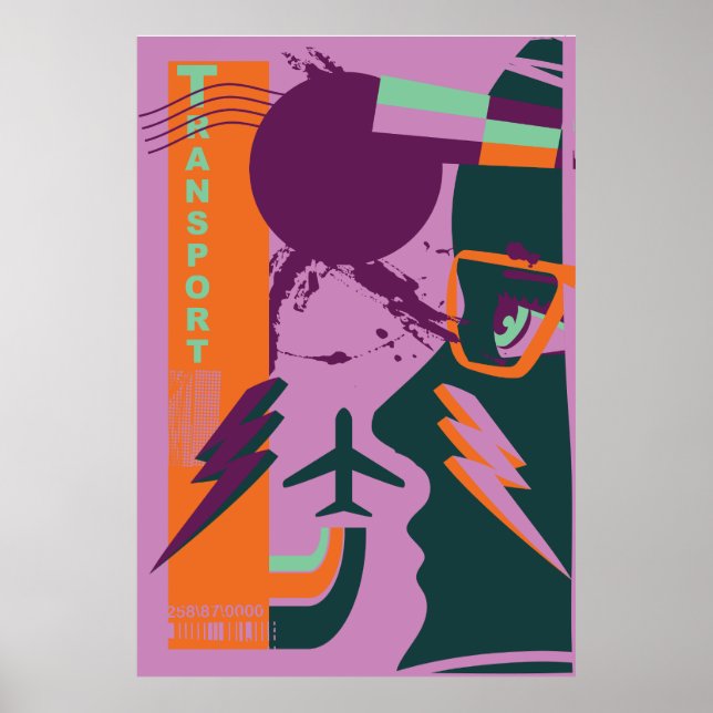 Purple transport poster (Front)