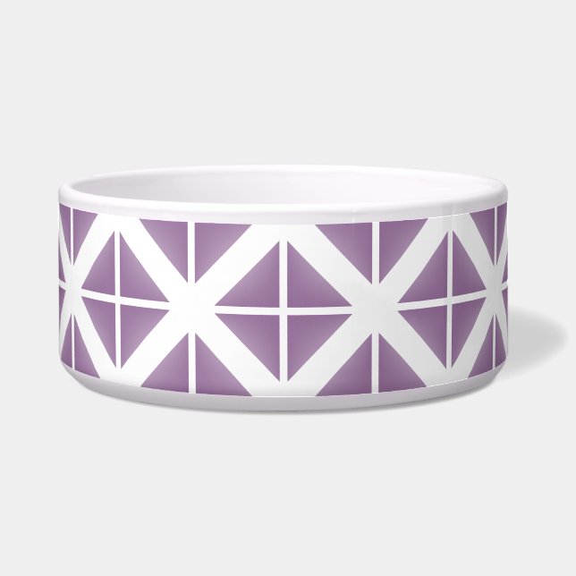 Purple Trendy Triangle Pattern (Front)