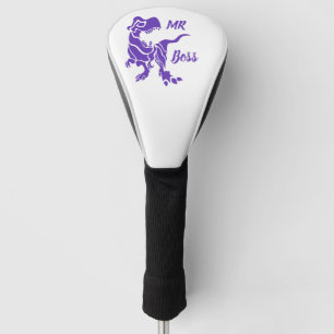 Purple Trex the Boss Dino Golf Head Cover