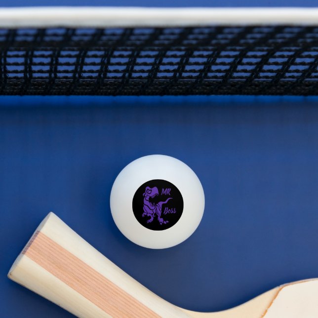 Purple Trex the Boss Dino Ping Pong Ball (Table)